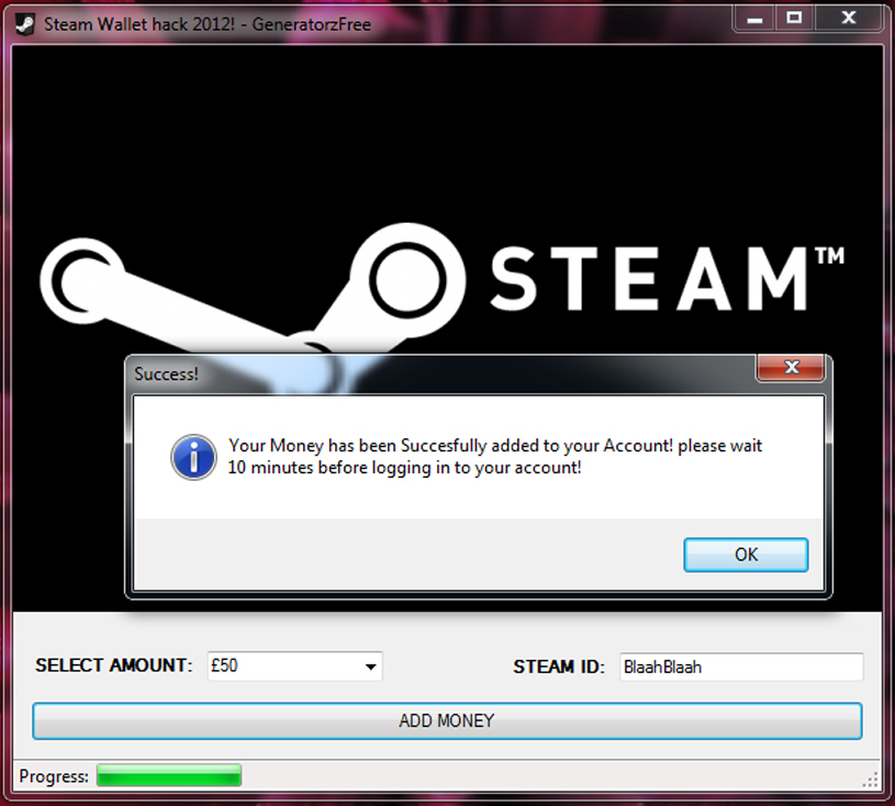 Steam wallet hack (2016)